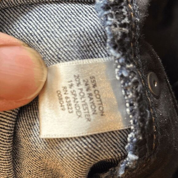 Christopher Banks Capri Denim Jeans Womens 16 Stretch Straight Blue Excellent! - Picture 4 of 5